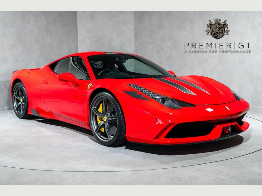 2015  Red Ferrari 458 Speciale AB. ROSSO SCUDERIA. FULL PPF. FULL FERRARI SERVICE HISTORY. 4.5 2dr for sale for £339,995  in Pulborough, West Sussex