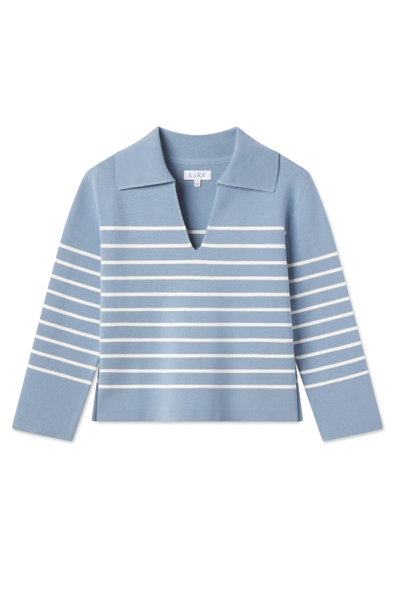 Lydia Cotton Sweater in Nautical Stripe