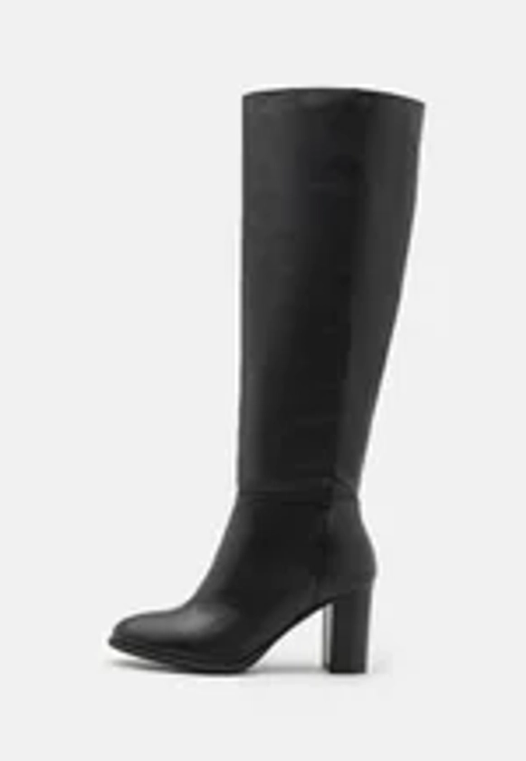 LEATHER - Bottes - black