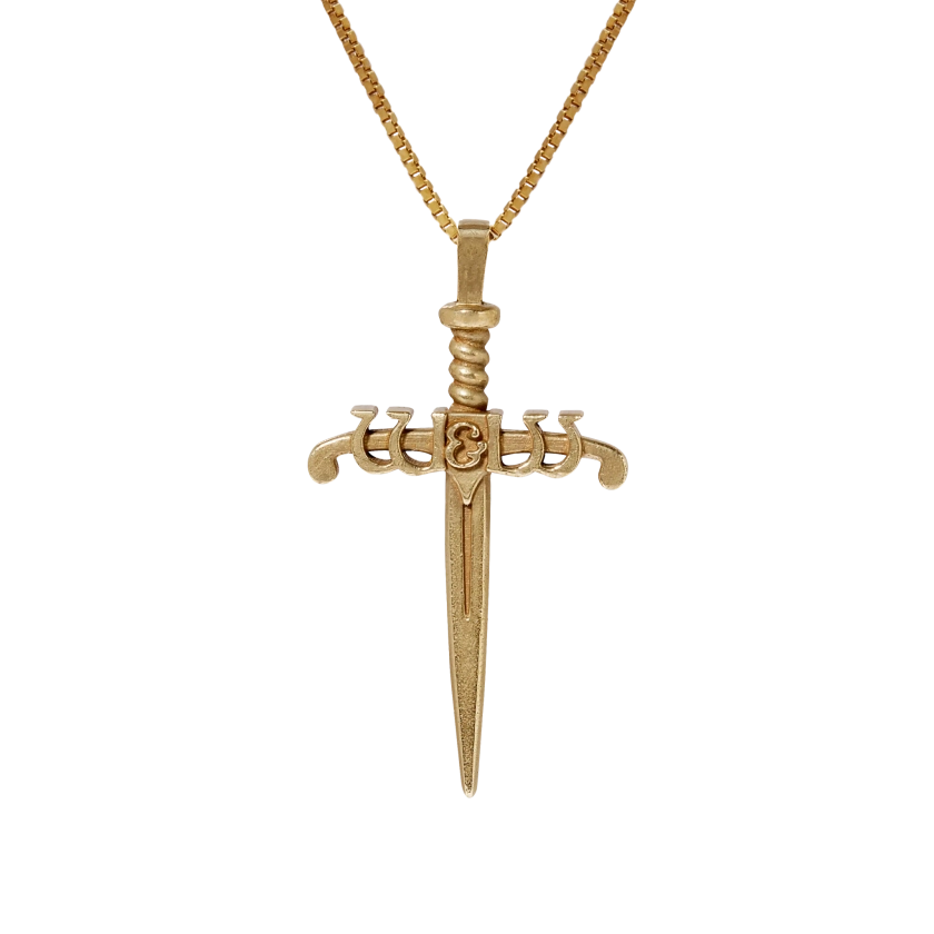 Brass W&W Necklace - Aurora