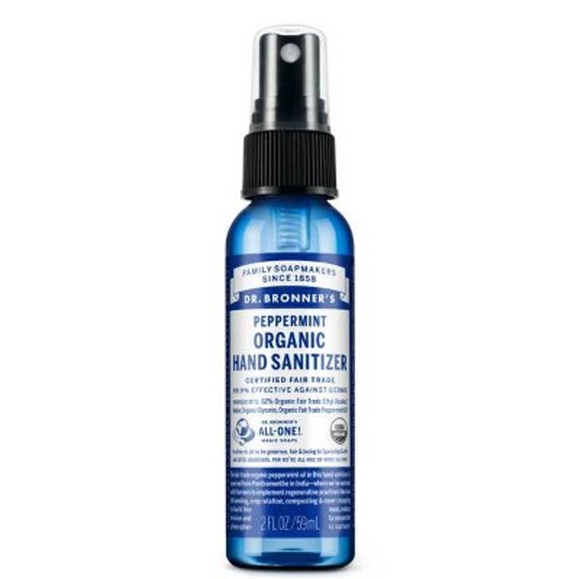 Dr. Bronner's Hand Sanitizer - Peppermint - 7 fl oz