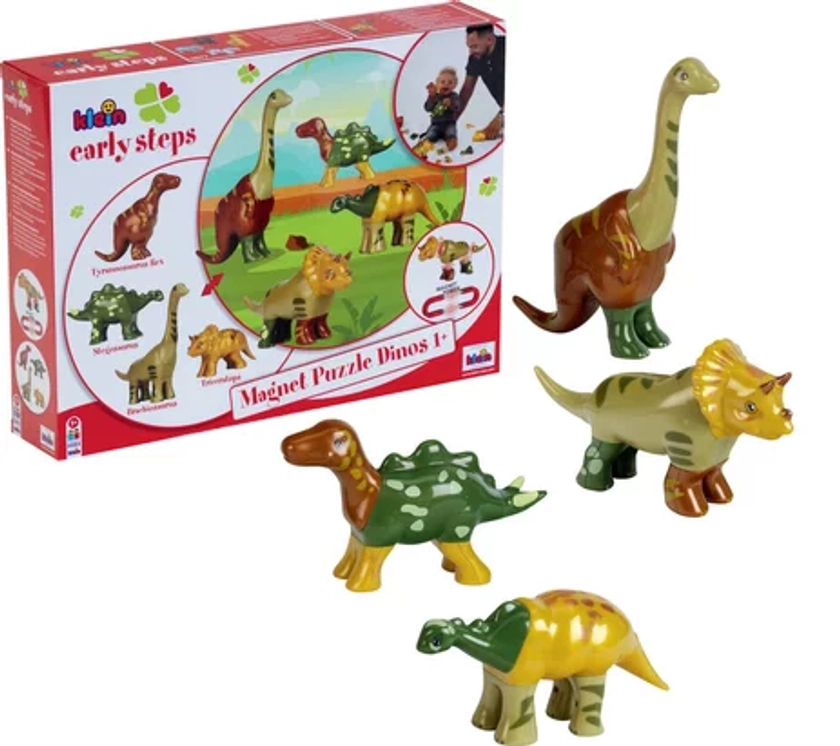 Early steps - dinosaures magnetiques funny puzzle | puzzle | jouéclub