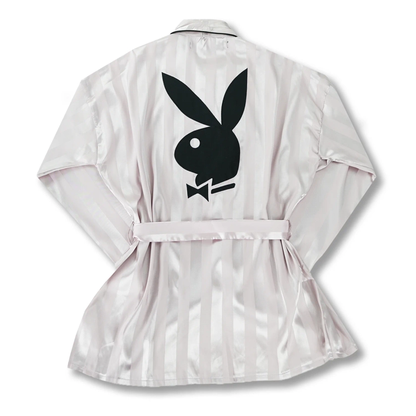 PLAYBOY LOUNGE SATIN DRESSING GOWN