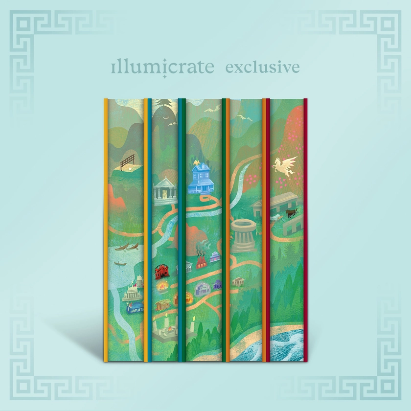 Illumicrate Exclusive: Percy Jackson and the Olympians series by Rick Riordan - Illumicrate