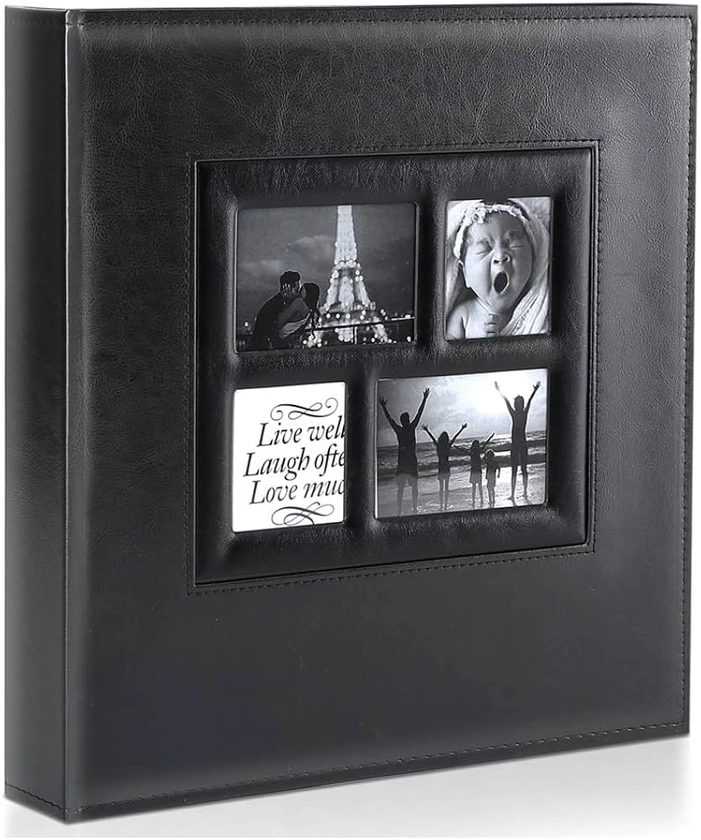 Amazon.com: Ywlake Photo Album 4x6 500 Pockets Photo, Extra Large Capacity Family Wedding Picture Albums Holds 500 Horizontal and Vertical Photos Black : Home & Kitchen