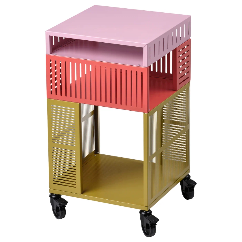 TESAMMANS rangement mobile, multicolore, 42x72 cm - IKEA