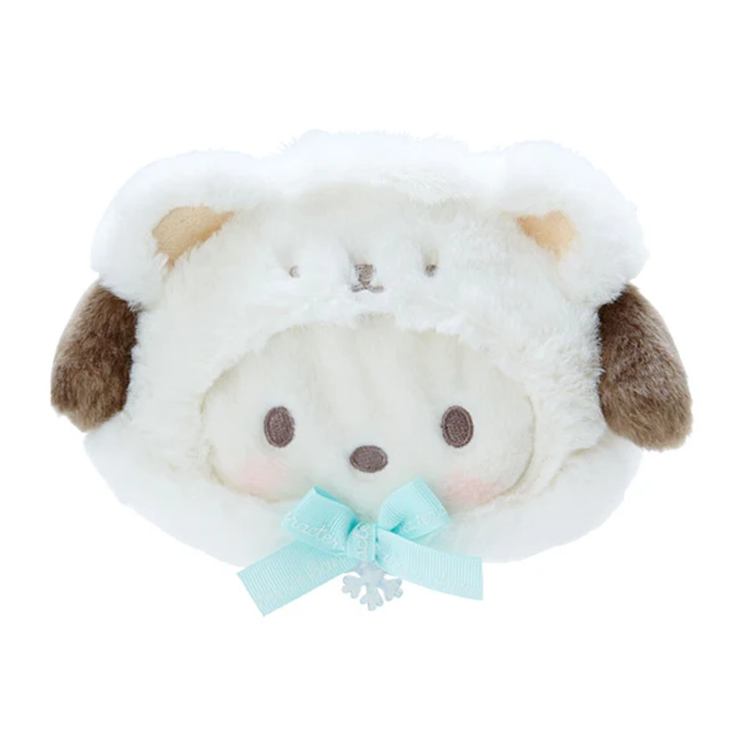 Pochacco Plush Zipper Pouch (Fluffy Polar Bear Series)