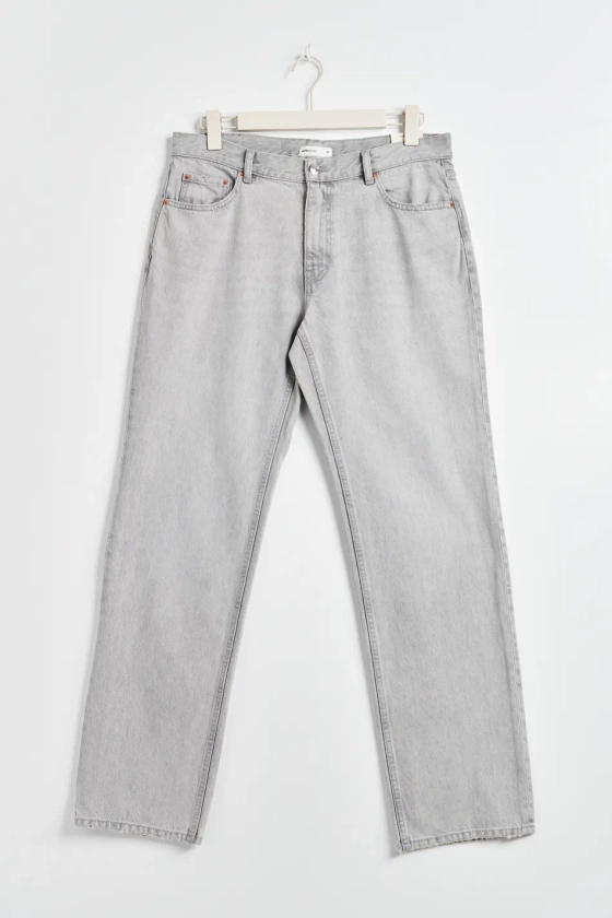 Low straight petite jeans - Grau - Dame - Gina Tricot