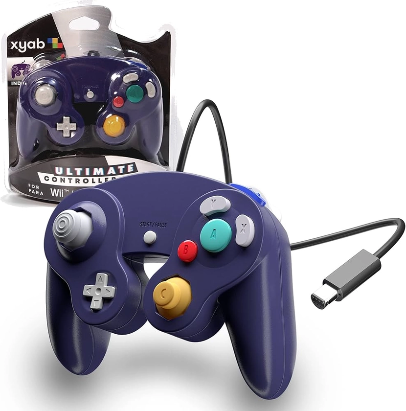 Amazon.com: XYAB Ultimate NGC Joystick Controller for Nintendo GameCube - Indigo : Video Games