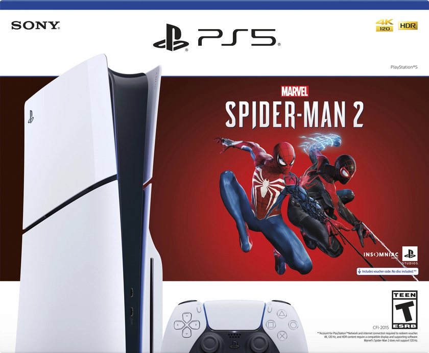 Sony Interactive Entertainment PlayStation 5 Slim Console – Marvel's Spider-Man 2 Bundle (Full Game Download Included) White 1000039815 - Best Buy