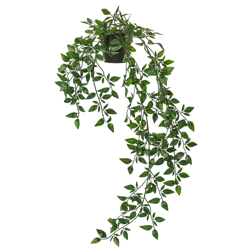 FEJKA Artificial potted plant, indoor/outdoor, hanging - IKEA