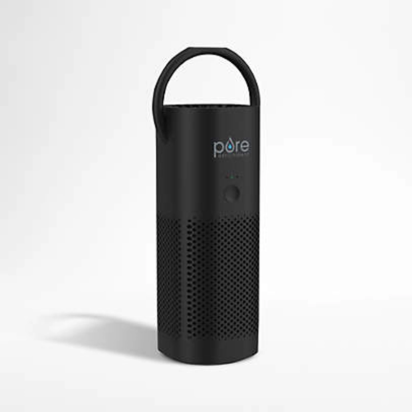 Pure Enrichment Mini Black Portable Air Purifier + Reviews | Crate & Barrel