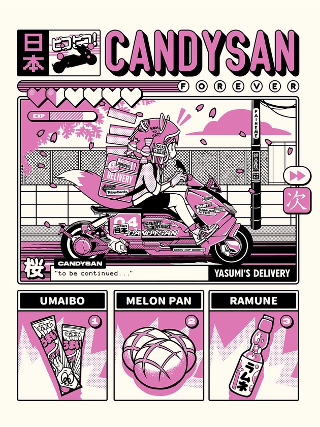 CANDYSAN - ICI JAPON Print 🍡