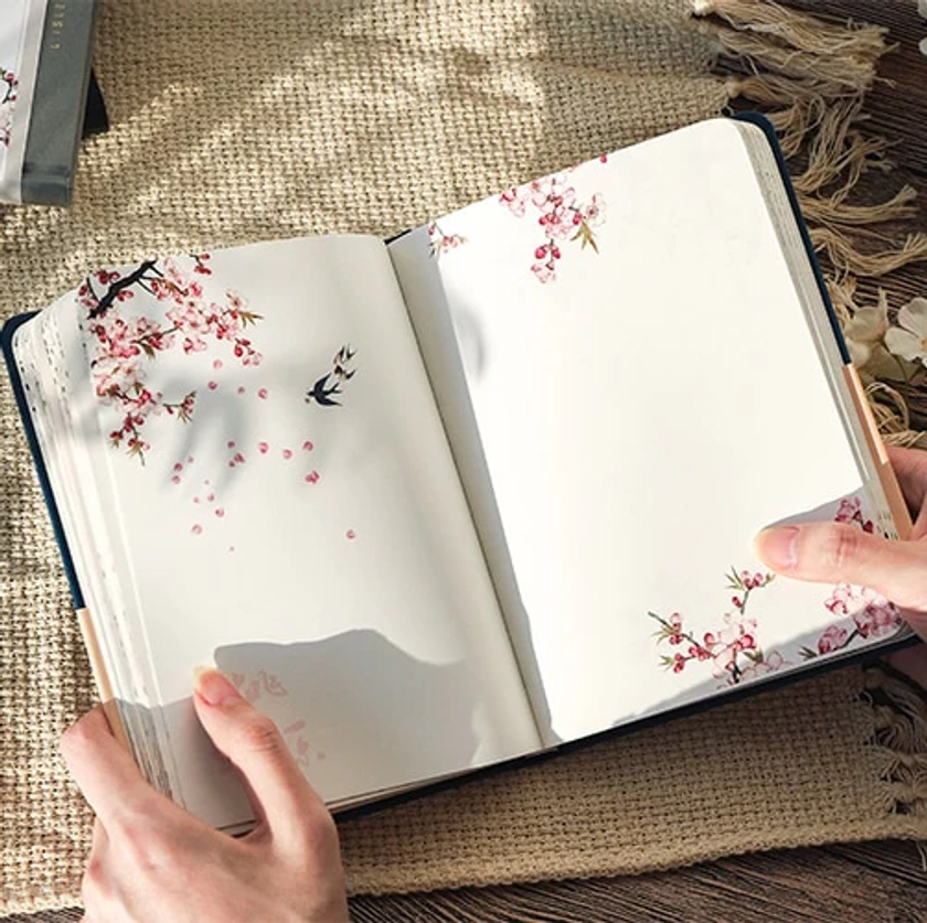 Sakura Blossom Diary Notebook