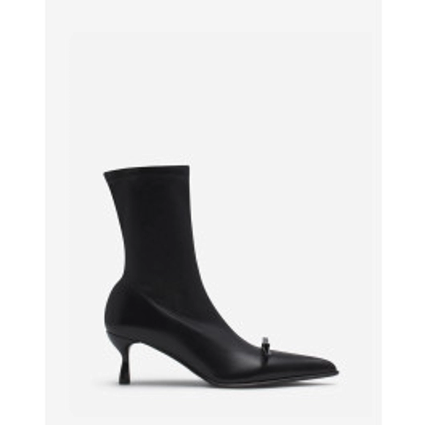 BOTTINES LANVIN BOW EN CUIR