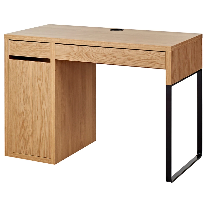 MICKE oak effect, Desk, 105x50 cm - IKEA