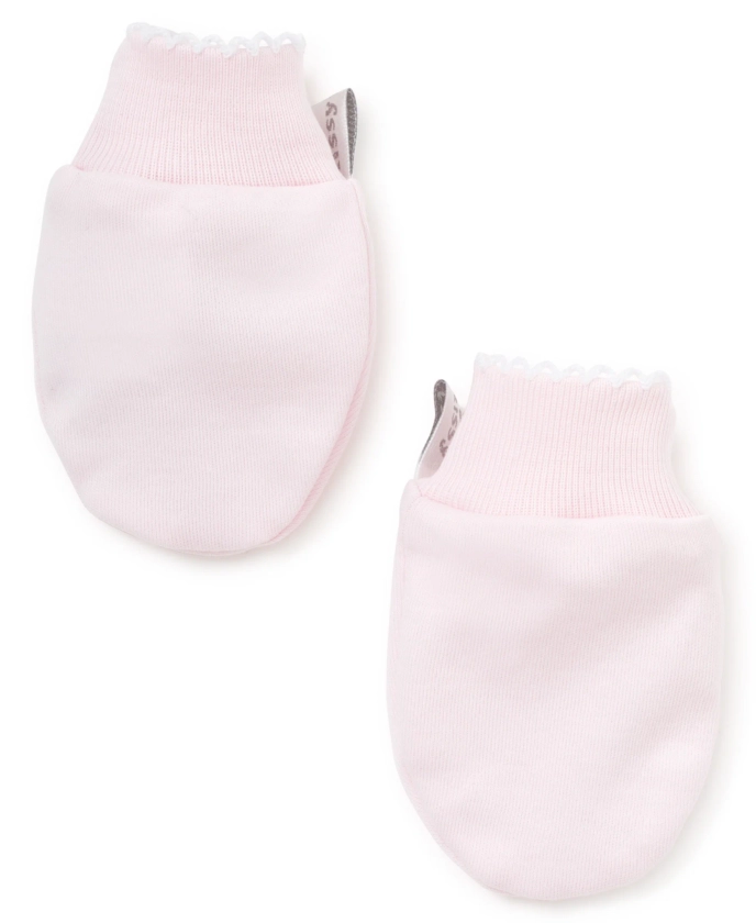 Pink/White Kissy Basics Mittens