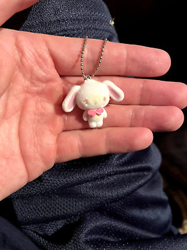 Sanrio Sugar Bunnies Shirousa Flocking Vintage Keychain Figure | eBay