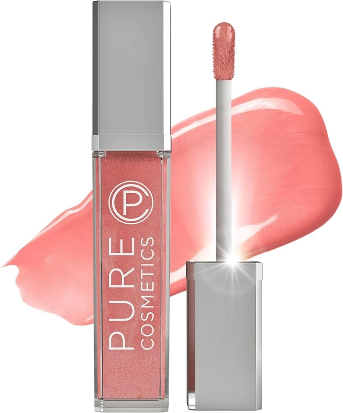 Pure Illumination Wine Berry Push Button Light Up Lip Gloss .30oz by Pure Illumination