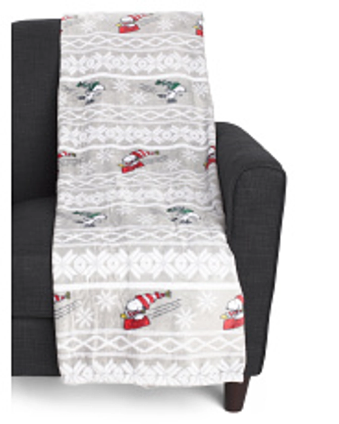 Oversized Snoopy Snowflake Throw | Home | T.J.Maxx