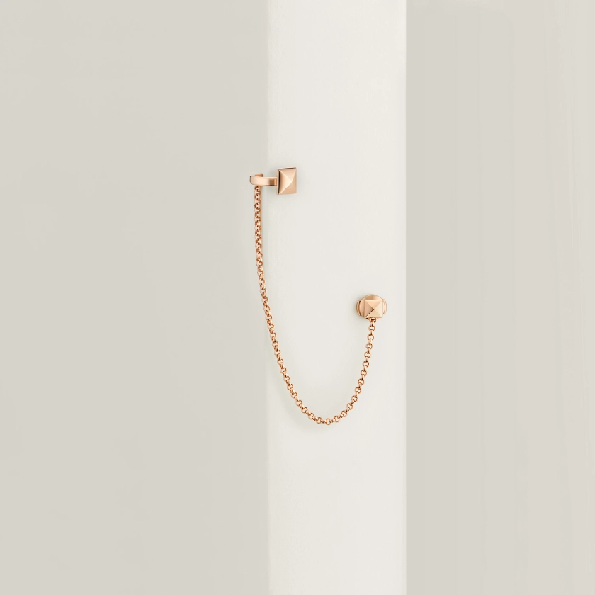 Hermès Clou d'H right single ear climber earring