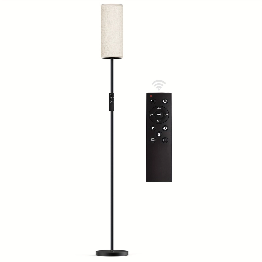 Floor Lamp with Remote Control and Smart Bulb Included