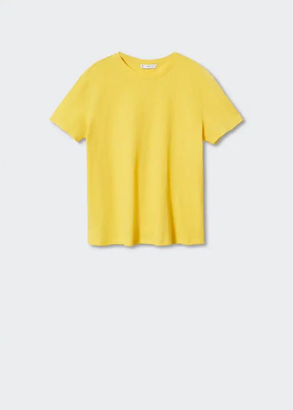 T-shirt coton lin