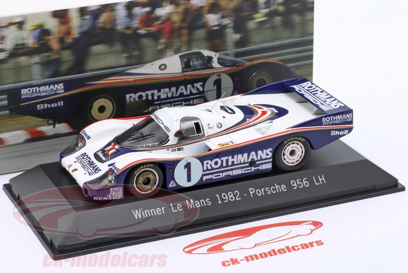 Porsche 956 LH #1 gagnant 24h LeMans 1982 Ickx, Bell 1:43 Spark