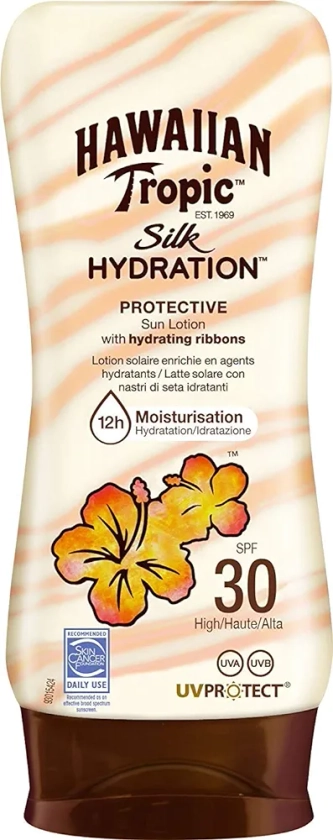 HAWAIIAN TROPIC - Silk Hydration | Protective Sun Lotion SPF 30 | 180 ml