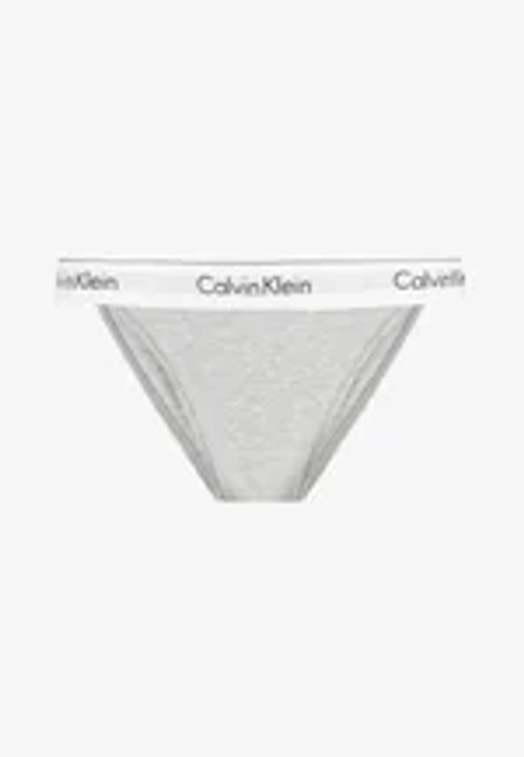 Calvin Klein Underwear MODERN HIGH LEG TANGA - Slip - grey heather/gris - ZALANDO.FR