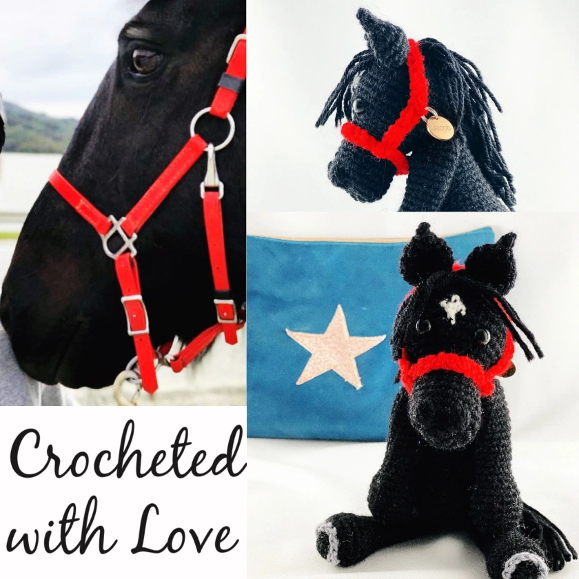 Crochet Horse & Pony - Personalised Horse, Horse Gifts, Pet Loss, memo