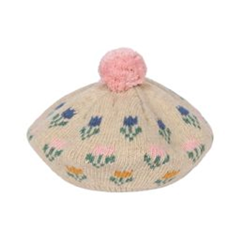 Belou Knit Beret - Tulipe