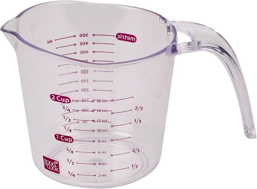 Amazon.com: BRADSHAW INTERNATIONAL 19864 2Cup Plastic Measuring Cup: Good Cook Measuring Cup: Home & Kitchen