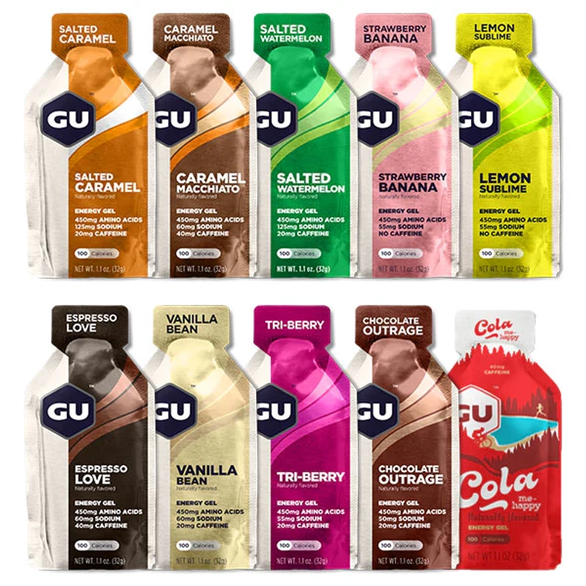 GU - Energy Gels (10x32g) - Discovery Pack