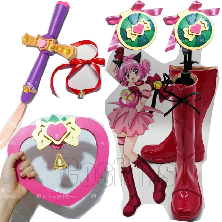 Perruques de demoiselle d'honneur, Costume de cloche à la fraise, accessoires de tige gyroscopique, activité magique, jeu de rôle de fête