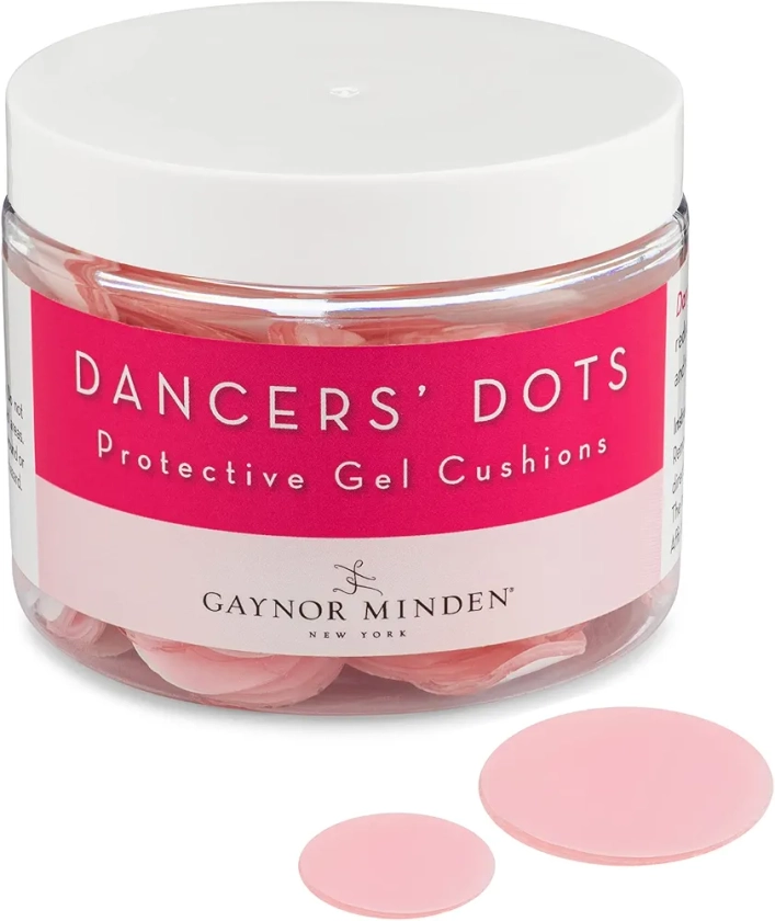 Gaynor Minden Dancers Dots | Gel Blister Pads | Hydrogel Patches for Prevention of Blisters | Instant Cooling and Soothing Relief | 90-Count (2 Sizes)