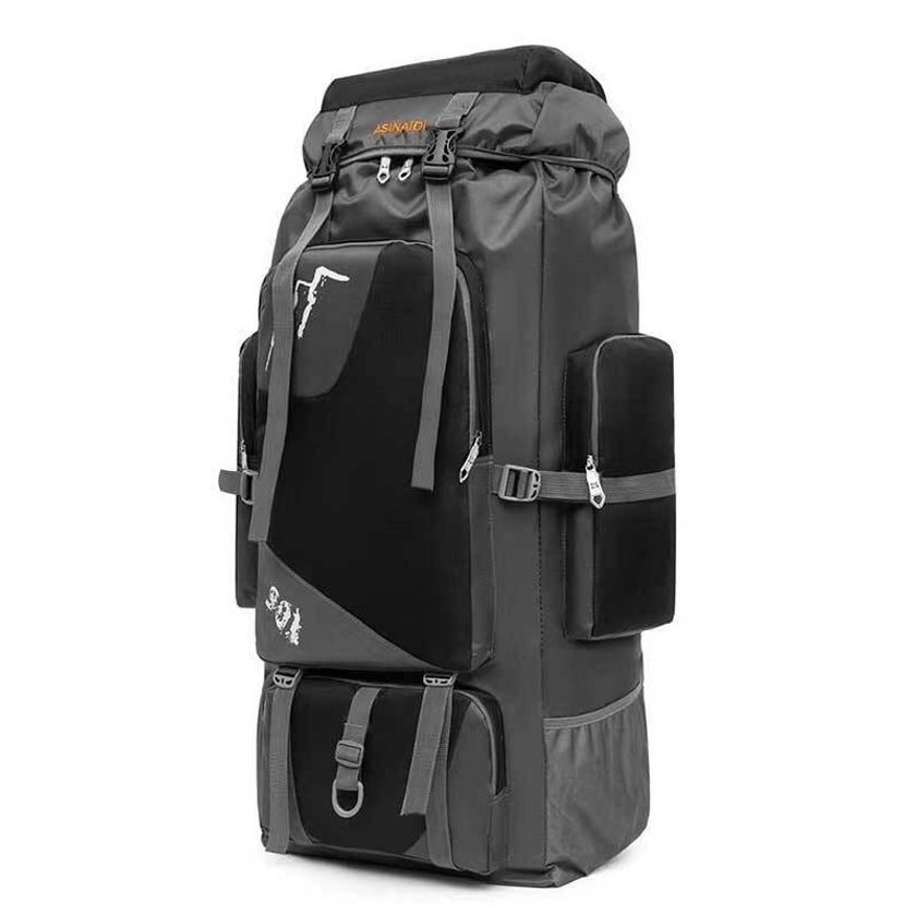 90L Hiking Camping Backpack Waterproof Large Climbing Travel Rucksack Bags Black