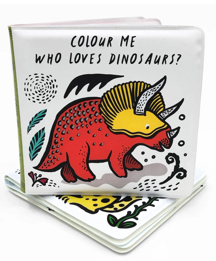 Who Loves Dinosaurs Bath Book