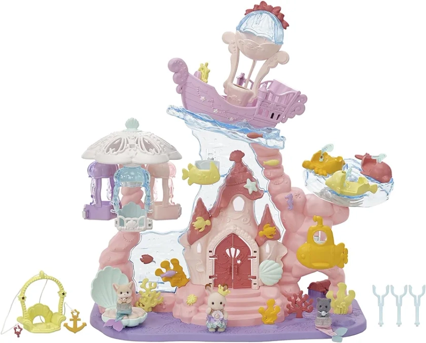 Sylvanian Families Epoch Sylvanian Families Epoch (Yumeiro Mermaid Castle) Co-72 ST Mark Certified, For Ages 3 and Up, Toy, Dollhouse