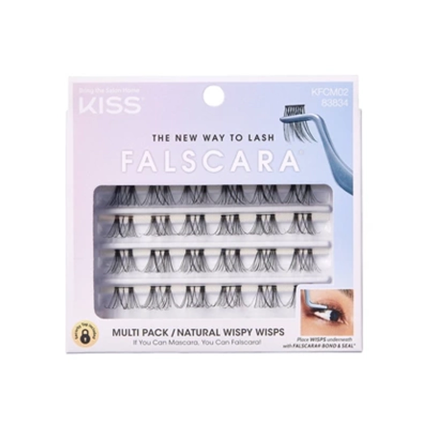 KISS Products Falscara Natural Wispy False Eyelash Clusters Multipack - 24ct