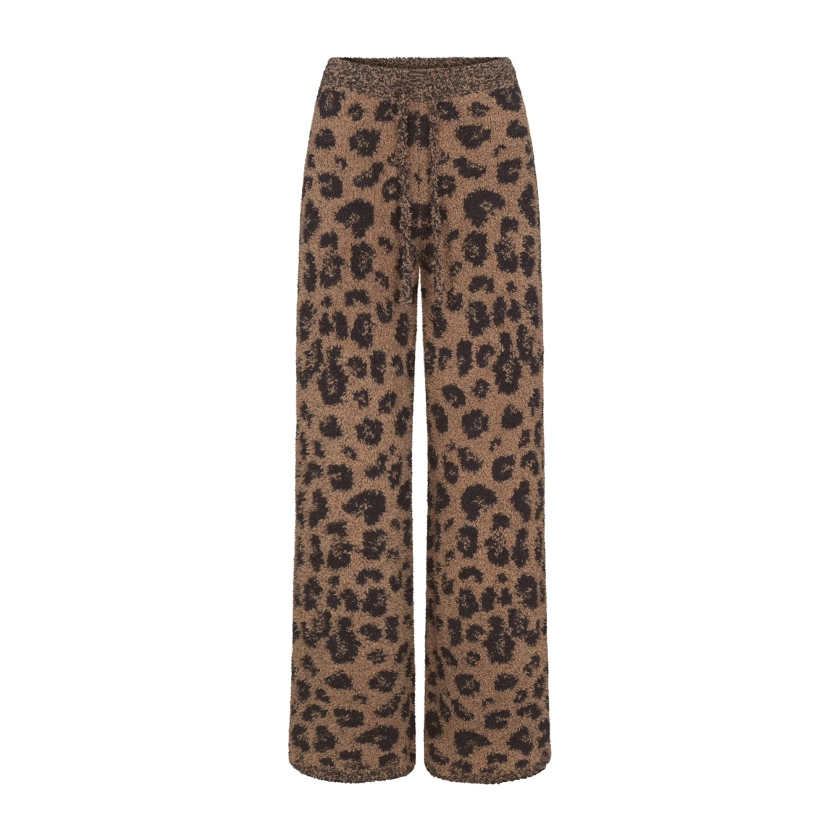 COZY KNIT PANT | LEOPARD PRINT