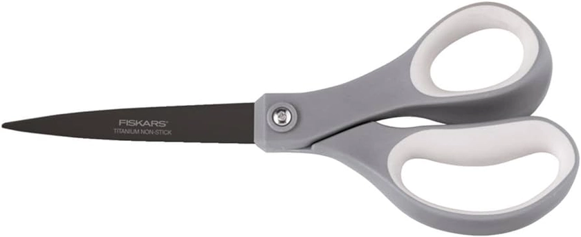 Fiskars 8 Inch Non-stick Titanium Softgrip Scissors : Amazon.com.mx
