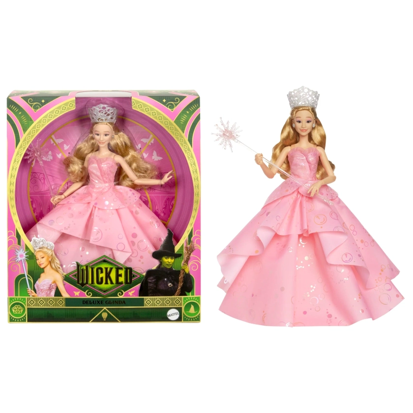 Universal Pictures' Wicked Deluxe Glinda Fashion Doll & Accessories With Removable Outfit