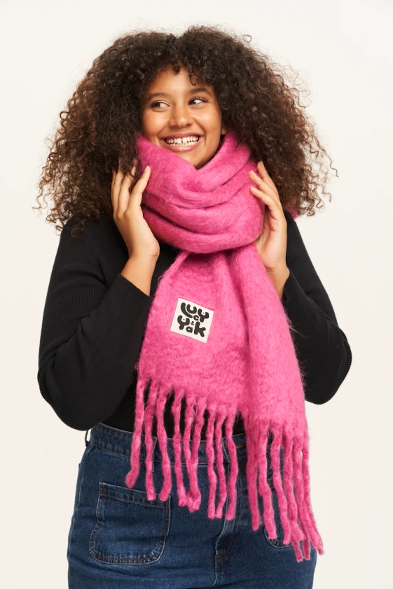 Rowan - Super Soft Scarf in Power Pink