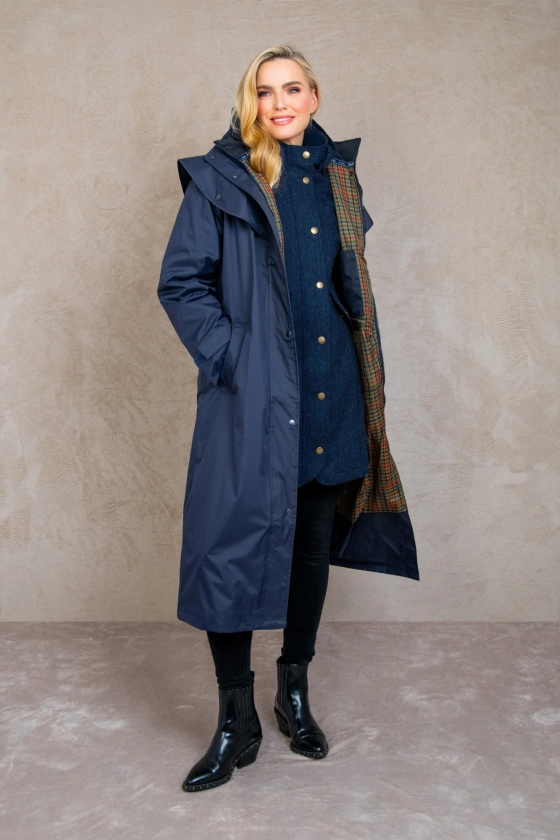 Malvern Waterproof Coat - Navy