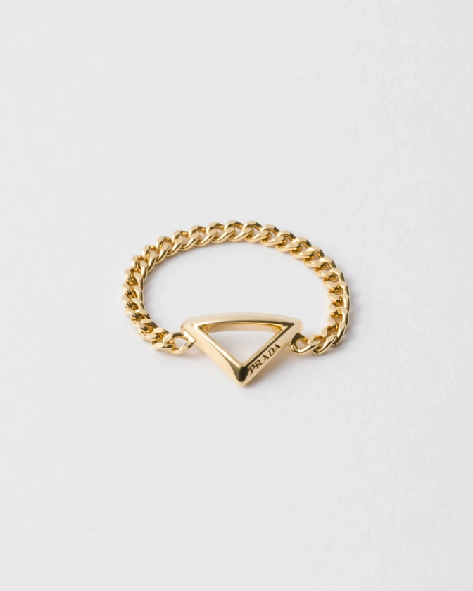 Gold Metal Bracelet | PRADA