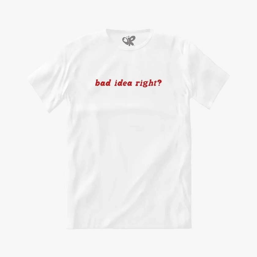 Camiseta Olivia Rodrigo - Bad Idea Right | Universal Music Store - Universal Music Store - Produtos Oficiais