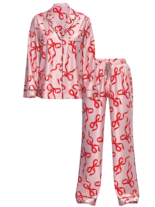 Buy Satin Long Pajama Set - Order Pajamas Sets online 5000000279 - Victoria's Secret US