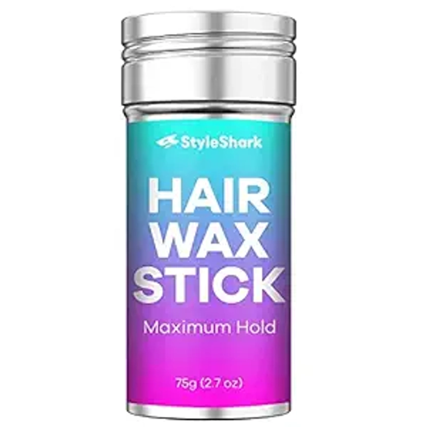 StyleShark Non-Greasy Hair Wax Stick for Styling Flyaways and Frizz - 2.7 oz Wax for Edge Control on Wigs and Hair