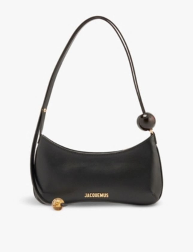 JACQUEMUS Le Bisou Perle leather shoulder bag